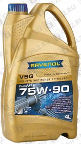 Трансмиссионное масло RAVENOL VSG 75W-90 4 л.