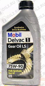 Трансмиссионное масло MOBIL Delvac 1 Gear Oil LS 75W-90 1 л.