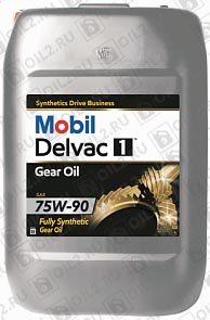 Трансмиссионное масло MOBIL Delvac 1 Gear Oil LS 75W-90 20 л.