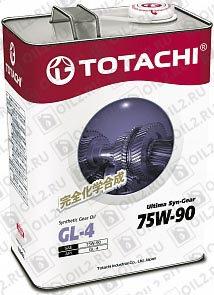 TOTACHI Ultima Syn-Gear GL-4 75W-90 4 л.