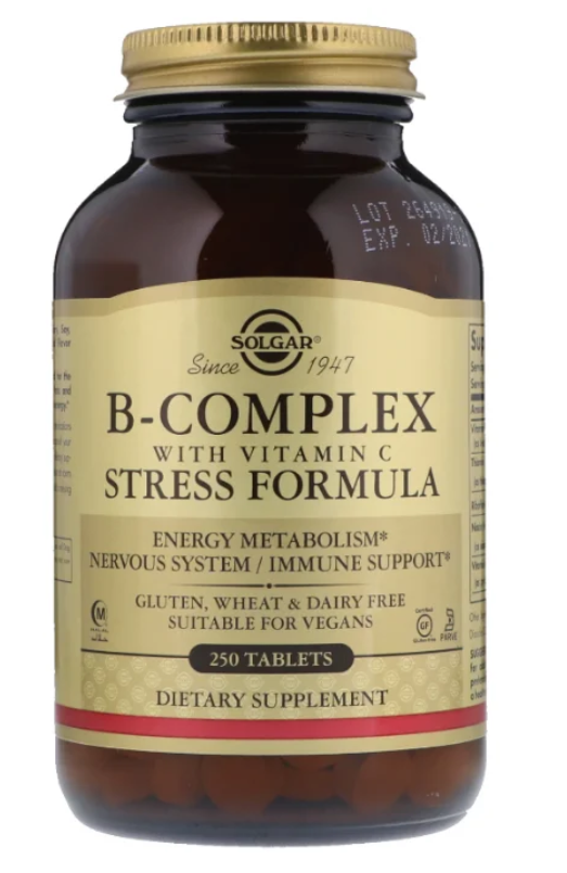 Solgar B-Complex with Vitamin C Stress Formula