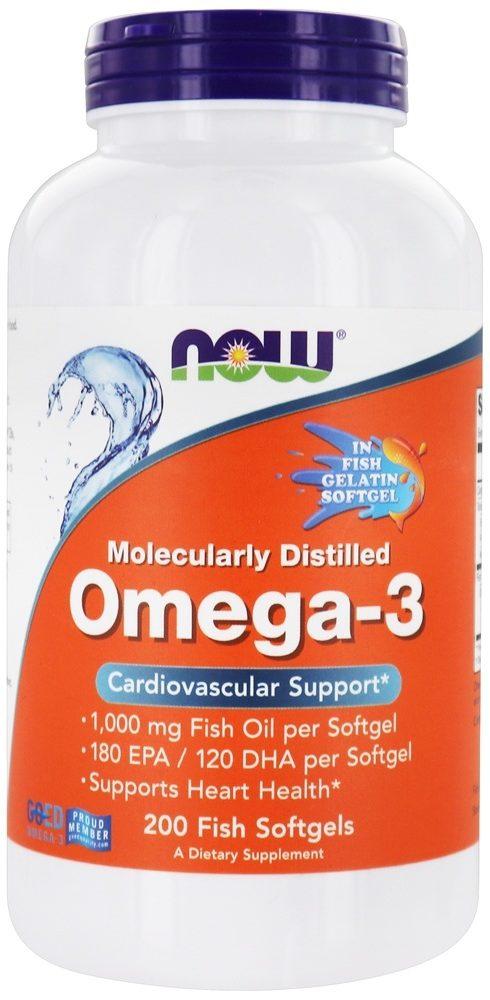 «NOW» Omega-3, 180 EPA 120 DHA