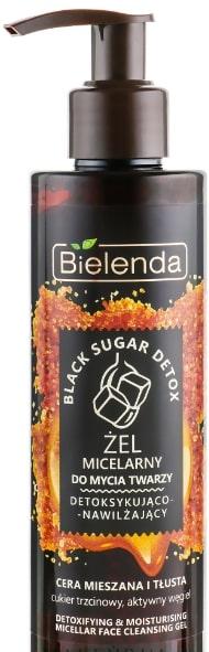 BIELENDA BLACK SUGAR DETOX, мицеллярный гель для умывания