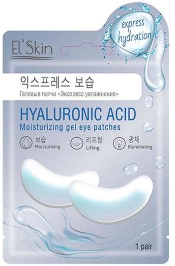 Elskin Экспресс увлажнение Hyaluronic Acid Moisturizing Gel Eye Patches