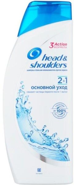 Head & Shoulders шампунь и бальзам-ополаскиватель против перхоти 2в1 Основной уход для нормальных волос